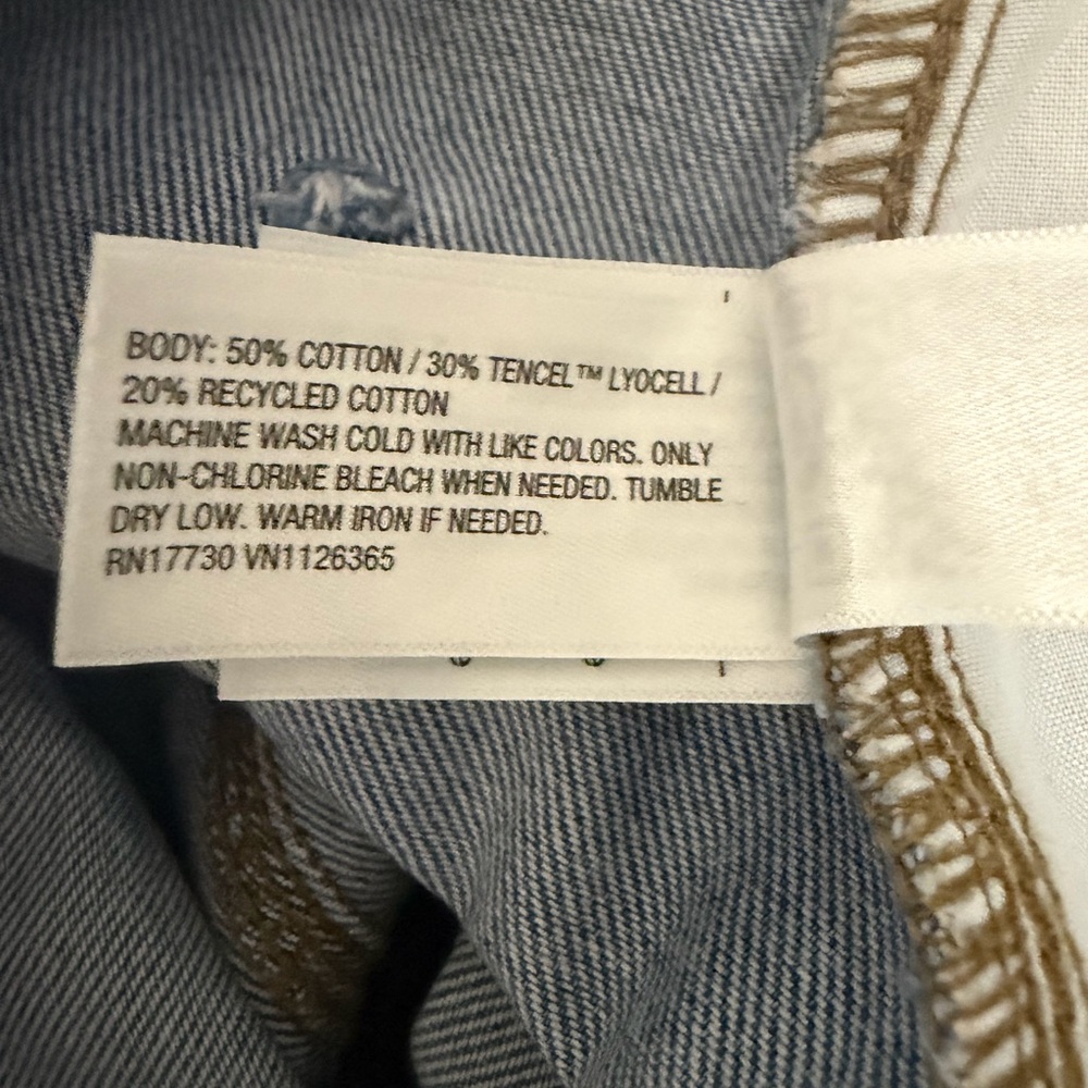 Universal Thread Light Blue Denim Panel A-Line Ma… - image 8